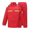 Impermeable largo antiestático, protección de cuerpo completo contra lluvia intensa, adecuado para gasolineras, plantas químicas, trabajos al aire libre y desplazamientos.; disponible para venta al por mayor y dropshipping