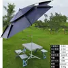 Conjunto de Guarda-Sol de Mesa com Publicidade para Proteção Solar Promoção de Pátio Combinação Portátil de Viagem Dobrável Camping Siaman