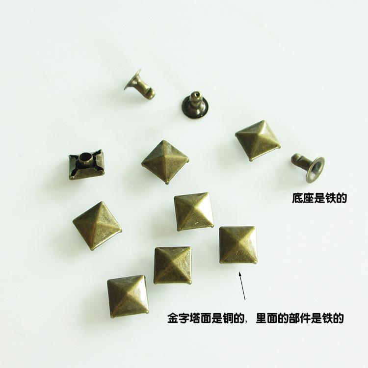 6mm方撞钉古铜色