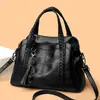 Bolso de Piel Suave Estilo Retro Nuevo 2026 para Mujer, Bolso de Mano y Bolso Cruzado de Gran Capacidad, Bolso de Madre Moderno y Versátil, Bolso de Hombro para Viajes Diarios