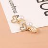 Nuevos pendientes de perlas con incrustaciones de diamantes de imitación, pendientes de plata 925 con aguja, pendientes de amor compactos de temperamento simple japonés y coreano B918