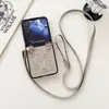 Estilo Ins Adequado para Capa de Celular Xiaomi Mix Flip, Nova Capa Protetora Dobrável com Textura de Couro, Desenho Animado Mickey Minimalista