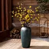 Jarrón Grande de Pie de Cerámica Jingdezhen, Decoración Estilo Wabi-Sabi Vintage Desgastado, Adorno para Arreglo Floral de Estudio de Hotel, Envío Gratis