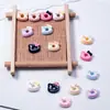 Joyas para Arte de Uñas de Dibujos Animados de Hello Kitty Diamante de Resina Lindo Gato Kt Rosquilla Funda para Teléfono Móvil Accesorios para Uñas DIY