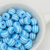 10 Macarons Pirulito Listrado Contas de Resina DIY Feito à Mão Corrente de Celular com Contas Acessórios para Bolsa