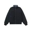 Chaqueta de Polar Estilo Retro de Vuelo, Cuello Alto Impermeable y Forrada de Polar Chaqueta Funcional de Nylon 13623