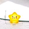 Estrellas de Dibujos Animados Luminosas y Luna Nubes Pegamento Crema DIY Accesorios de Resina Accesorios Accesorios Llavero Colgante Adornos