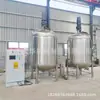 Tanque de Mistura de Aço Inoxidável Líquido 304 Tanque de Fermentação com Aquecimento Elétrico Tanque Móvel de Dispersão e Emulsificação Mistura Emulsificação Dispersão