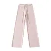 Ry25248-25 Nuevo Estilo Otoño Europeo y Americano Felpa Gruesa Perezosos Pantalones de Pierna Ancha Sueltos Fluidos Largo hasta el Suelo Pantalones Casuales