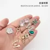 Colgante de Llave de Mariposa DIY Materiales Hechos a Mano Estilo Ins Accesorios de Joyería Colgante de Aleación de Zinc Accesorios para Joyería de Pulsera Bolsa