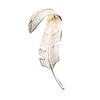 Broche de Hoja Tricolor con Circonita Microincrustada de Alta Gama Sun Cloud Nuevo Broche Simple Versátil Elegante para Mujer Pin Antiluz