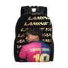Mochila Messi Mundial de Fútbol Alrededores Mochila Escolar para Estudiantes Gran Capacidad Poliéster Mochila Reductora de Carga Bolsa para Computadora Dibujos Animados