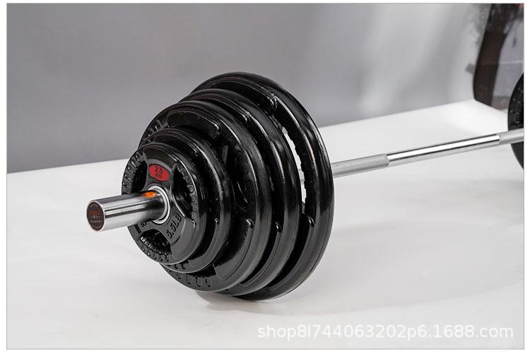 杠铃片手抓小孔片清仓处理包胶哑铃片商用家用健身深蹲