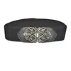 Cinturón Ancho Vintage Estilo Coreano Popular Clásico con Relieve para Mujer, Cinturón Ceñidor de Cintura, Cinturón Decorativo para Falda
