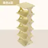 Prateleira de Sapatos Simples Multifuncional para Porta Economizadora de Espaço para Dormitório Costura em Camadas Prateleira de Armazenamento Personalizada Prateleira de Armazenamento de Plástico
