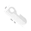 Fabricante de Peines de Acero Inoxidable para Peluquería, Peines Plegables, Peine para Aceite, Peine para Barba, Peine para Estilismo de Barba de Hombre, Peine Portátil de Plástico