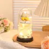 520 Regalo del Día de San Valentín Ramo de Jabón de Rosas Regalo de Cumpleaños Flor Eterna Luminosa Adornos de Decoración de Escritorio