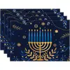 Tapete de Mesa Cruzado Temu Amazon Páscoa Estrela de Davi Hanukkah Adequado para Festa Cozinha