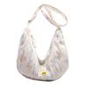 2024 Nuevo Verano Estilo Occidental Bandolera Tela de Nailon Bolso Tote de Hombro Tipo Dumpling Bolso de Mano Casual Simple de Moda