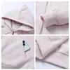 Jaqueta Moletom com Capuz Rosa para Mulheres 2026 Novo Estilo Coreano Roupa de Início de Outono Manga Longa Zíper Estilo Solto Preguiçoso Top