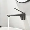 Torneira para Lavatório de Furo Único Embutida, Torneira Quente e Fria de Parede, Torneira de Extensão para Lavatório Toda em Cobre Personalizada