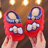 Pantuflas de Algodón Auténticas de Ultraman para Niños Niños Otoño e Invierno Impermeables Calientes Antideslizantes de Interior para Niños Pantuflas de Algodón para Bebé