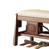 Banqueta para Cambiar Zapatos para Entrada de Casa, Gabinete para Zapatos Integrado y Banco Asiento, Banco Acolchado Suave para Recibidor, Zapatero con Asiento