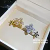 Anel Aberto Flor de Zircônia Versátil Estilo Coreano, Anel com Design de Nicho e Toque de Luxo, Adequado para o Dia a Dia, Joias para Atacado