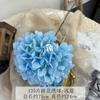 136 peças de flores artificiais de hortênsia, novas flores falsas artesanais, para decoração de arco de casamento em hotel, bola de ferrugem