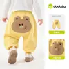 Dududu Casa Calças Infantis Inverno Meninos Calças Longas Quentes Roupas de Inverno Meninas Calças Casuais Fofas Roupa Casual Bebê Roupas Infantis