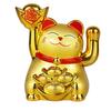 Gato Solar de Plástico Dourado de 2 polegadas Decorações de Enfeites para Mesa de Escritório Enfeites DIY