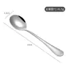 Hotel 1010 Cubiertos de Acero Inoxidable Cuchillo Grueso para Bistec Tenedor de Postre Cuchara Vajilla de Buffet Tenedor de Fruta Cucharilla de Té