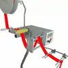 Máquina automática de flejado de pacas dispensador de fleje para pacas encuadernación de bordes tensión máquina de coser de alimentación lateral máquina de doble uso síncrona máquina de flejado eléctrica
