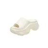Pantuflas de Suela Gruesa sin Cordones para Mujer, Nuevo Estilo Verano 2026, Sandalias de Eva para Exteriores y Hogar que Aumentan la Altura, para Personas Bajitas