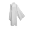 Hanfu Feito na Dinastia Ming Túnica de Gola Redonda Túnica com Túnica Interna Túnica Base Forro Interno Novo Estilo Branco