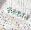 Novos Adesivos para Unhas com Padrão Graffiti Estilo Japonês Fofo Embossados Adesivos de Desenho Animado para Câmera de Celular Adesivos DIY Feitos à Mão