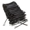 Pinza para el cabello pinza de acero adorno para la cabeza negro pinza de una palabra pinza lateral audaz pinza para flequillo peinado fijación cabello roto