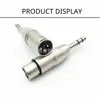 Sinusliv Enchufe de Audio de 1/4 de Pulgada 6.35mm Estéreo/Mono Enchufe Trs Ts a Xlr