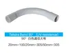 Accesorios de tubería con rosca estándar australiana abrazadera de tubería resistente gris tes codo curva grande accesorios de tubería eléctrica de PVC fabricante