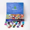 Nueva Caja de Regalo de Navidad de Amazon de 24 Días Cuenta Regresiva Piedra Cruda de Cristal Piedra Rodante Caja Sorpresa de Navidad Regalo de Navidad para Niños Caja de Regalo Poke