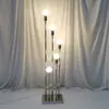 10 Focos Dorados de Bola de Dragón para Pasillo de Boda, Accesorios de Decoración de Boda, Focos de Caña, Marcadores de Pasillo, Marcadores de Pasillo para Escenario T