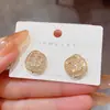 Pendientes Cuadrados de Circonita Geométrica de Moda Simples y Versátiles, Pendientes Elegantes para Celebridades de Internet y Viajeros, Accesorios para Orejas Versátiles Únicos