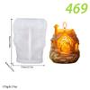 Molde de Silicone Casa na Árvore DIY Vela de Aromaterapia Gesso Enfeites Conto de Fadas Cabana de Rattan Enfeites de Confeitaria Molde de Decoração