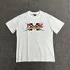 Camiseta Corteiz Série Alcatraz Manga Curta Logo Letra Estampada Gola Redonda Manga Curta