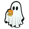 Fantasma de Halloween Desenho Animado Borracha Macia PVC Patch Case de Fone de Ouvido Roupas Plano DIY Acessórios Materiais de Decoração