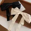 Horquilla de Pelo con Lazo Coreano Super Hada Elegante Pinza de Primavera de Alta Gama Femenina Clip Superior para la Parte Trasera de la Cabeza Accesorio para el Cabello