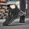 Botas Martin Casuales Antideslizantes de Moda Nueva Otoño para Hombre Zapatos de Caña Alta para Hombre para Exteriores y Viajes al Trabajo Zapatos de Trabajo Deportivo para Protección Laboral