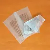 Bolsa de plástico de boca plana de alta presión, bolsa de película de embalaje transparente, bolsa a prueba de polvo y humedad para almacenamiento al vacío, bolsa impresa de PE