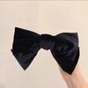 Veludo Bow hairpin back head hair accessories top clip spring clip clip cabelo ponytail clip Coreia do Sul cocar feminino