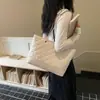 Bolso Tote de Gran Capacidad para Mujer Lingge 2025 Otoño e Invierno Versátil Bolso de Hombro de Gama Alta Bolso de Hombro de Moda